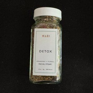 Klei Detox ~Spearmint + Floral Facial Steam .55 oz / 16 g New Sealed